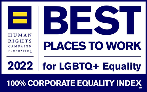2022 Best Places to Work for LGBTQ+ Equality